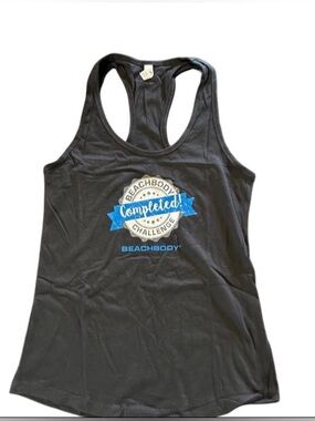 Ideal T By Next Level Beachbody Challenge 2019 Black Racer Back Tank Womens M